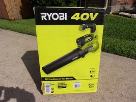 Ryobi 40V 110 Mph 525 Cfm Cordless Battery Variable-Speed Jet Fan Leaf B... - $205.96