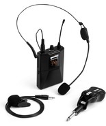 GMU HSL100 Professional Wireless Headset Lavalier Rechargeable Battery P... - $136.01