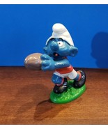 Smurfs 20150 Australian Football Smurf Rare Vintage Figure PVC Toy Figur... - $27.34 CAD