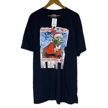 Star Wars Yoda Christmas Black T-Shirt Size 2XL Men’s NEW - $20.00