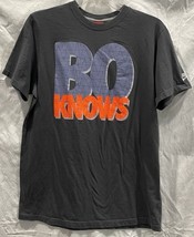 Bo Knows Nike T-Shirt Mens XL Gray Top Red Tag Orange Graphic Jackson Vt... - $52.34 CAD