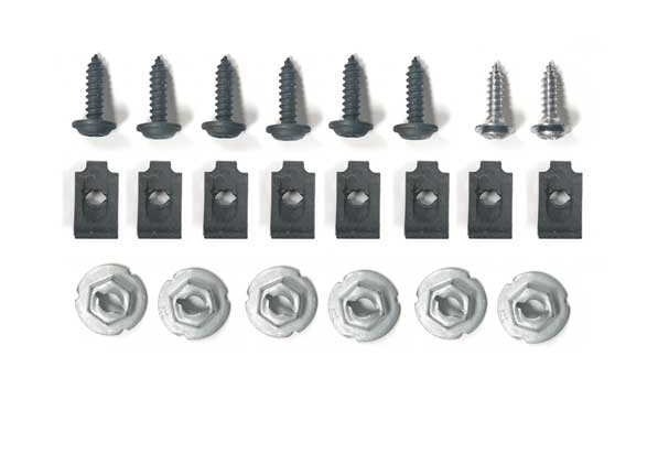 Corvette 1970 Attaching Kit Front Grille 22 Pieces - $22.72