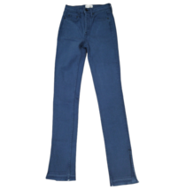 Cotton Citizen Womens Jeans Slim Fit The High Split Lagoon Blue Size 25W W408779 - £109.31 GBP