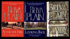 LOT of THREE paperback books by BELVA PLAIN * Tapestry, After Fire, Look... - $3.47