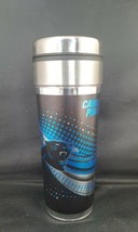 Carolina Panthers - Tumbler Mug w/ Metal Emblem - Coffee Mug - Travel Tumbler  - £17.34 GBP