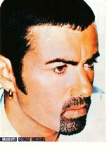 George Michael teen magazine pinup clipping 80&#39;s close up Smash Hits - $1.50
