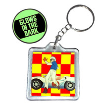 Speed Racer Retro Glow in the dark Key chain keyring - $9.59