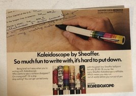 1990s Kaleidoscope Pen By Shaeffer Vintage Print Ad Advertisement  PA3 - $7.91