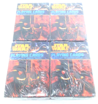 Lot of 4 Star Wars Playing Cards The Story of Darth Vader Cards 2014 Lucasfilm - £11.91 GBP
