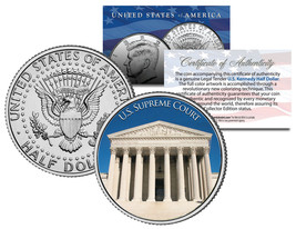 UNITED STATES SUPREME COURT Washington D.C. JFK Kennedy Half Dollar U.S.... - £6.84 GBP