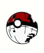 Poke Ball Death Star Metal Enamel Pin - New Pokémon Star Wars Crossover Pin - $5.00