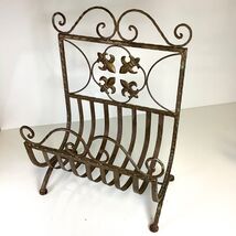 Vtg Mid Century Modern Brass Metal Magazine Newspaper Rack MCM 13.5” Wide - $49.00 Vtg Mid Century Modern Brass Metal Magazine Newspaper Rack MCM 13.5” Wide - $49.00