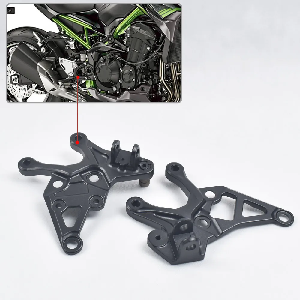 Kawasaki Z900 pedal brackets pedal assembly before the pedal support 17 ... - $48.60