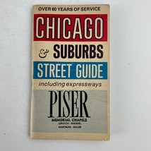 Chicago &amp; Suburbs Street Guide PISER Memorial Chapels Vintage Ephemera 1976 - £7.90 GBP