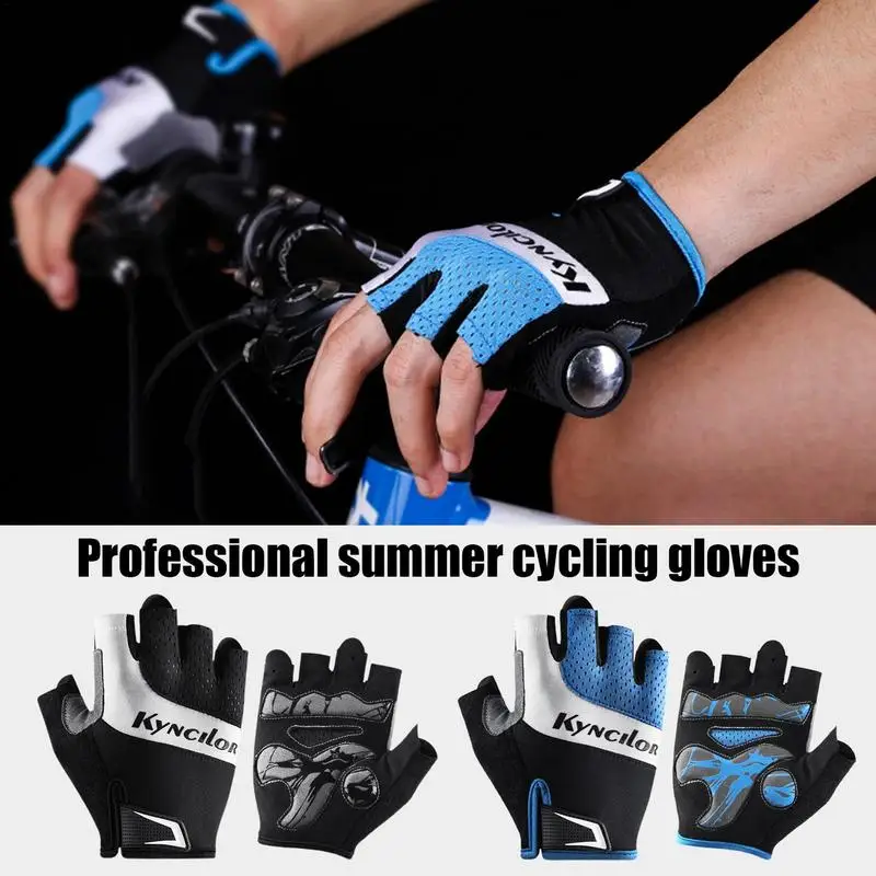 Bike Riding Gloves Mountain Bike Riding Gloves With Breathable Gel Pad Anti-Slip - £12.44 GBP+