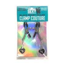 AF Sexy Nipple Clamps Black Hearts - £23.62 GBP