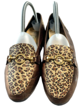 G. Wiz Animal Print Loafers Womens 8.5 271395 Luna Vintage 80s - £13.39 GBP