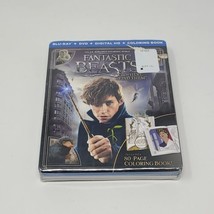Fantastic Beasts:  Where to Find Them Bluray Dvd with 80-Page Coloring Book NEW - £12.65 GBP