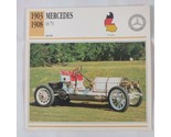 1903-1908 Mercedes -Benz 60/7 Car Photo Spec Sheet Info CARD 1904 1905 1... - $2.28