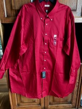 IZOD Shirt 20 Tall 35/36 Sleeve Crimson - £30.48 GBP