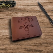 Motorcycle Gifts. Personalized Custom  Personalised Leather Handmade Mens Wallet - £35.55 GBP