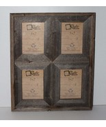 Rustic Barn Wood Window Frame (Holds 4-5x7 Pictures) - £40.05 GBP