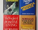 Norman Vincent Peale Hardcover Lot Joy Enthusiasm Powerful Results Autob... - $19.79
