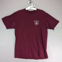 Hard Luck Men&#39;s M Burgundy T-Shirt Skull Skater Streetwear Short Sleeve ... - $22.00
