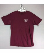 Hard Luck Men&#39;s M Burgundy T-Shirt Skull Skater Streetwear Short Sleeve ... - $404.25 MXN
