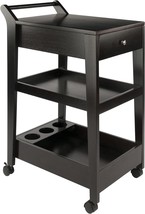 Winsome Wood Jeston Entertainment Cart, Espresso - £96.32 GBP