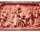 Saint Francis of Assisi Healing The Lepars Relief UNP DB Postcard V23 - $3.91