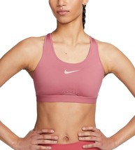 Nike Dri-FIT Women&#39;s Swoosh Sports Bra Size 3X (F-G) Pink - £23.45 GBP