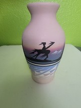 Navajo Signed Vintage Vase Pottery Native American 7&quot; Decor  - £76.01 GBP