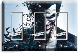 Joker Villain Batman Comics Triple Gfci Light Switch Wall Plate Cover Room Decor - £15.72 GBP