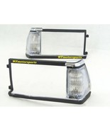 Square Headlight Lamp Housing Trim Cover Pair Corolla KE70 TE71 TE72 + DHL - $177.66 CAD