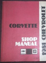 1981 Chevrolet Chevy Corvette Servizio Negozio Riparazione Manuale Nuovo Xxxxx - $110.31