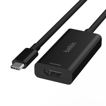 Belkin USB Type C to HDMI 2.1 Adapter, Tethered 4.33in Cable with 8K@60H... - £73.53 GBP