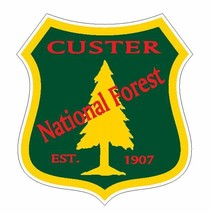 Custer National Forest Sticker R3223 You Choose Size - £1.13 GBP+