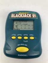 Radica Pocket Blackjack 21 Handheld Game 1997 Edition Tested Works - £8.89 GBP