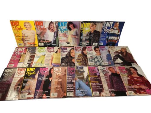 Primary image for Lot of 24 Knit 'N Style Magazines Issues 1998 - 2005