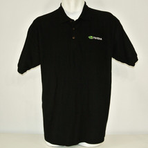 NVIDIA Tech Employee Uniform Polo Shirt Black Size L Large NEW - $477.86 MXN