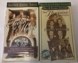 Gaither Gospel VHS Tape lot of 2 Feelin&#39; At Home &amp; Family Reunion Blackw... - $21.77