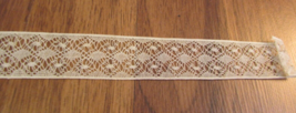 20 yds vintage trim  ribbon lace  white 1&quot; wide DECORATIVE B - £16.09 GBP