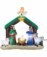 Gemmy 36707 Christmas 7&#39; Nativity Scene | Airblown Inflatable - $178.05