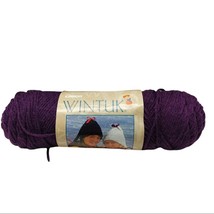 Caron Wintuk Yarn 4-Ply Knitting Worsted Weight 3.4 oz Skein Violet 3081 - $4.94