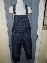LANDS&#39; END Stretch Jean Overalls Size 5 Girl&#39;s EUC - £17.22 GBP