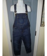 LANDS&#39; END Stretch Jean Overalls Size 5 Girl&#39;s EUC - $28.50