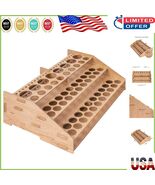 Portable Craft Paint &amp; Brush Rack - Easy Assembly, Holds 60 Bottles &amp; 22... - $31.87 CAD