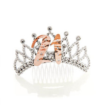 Rose Gold and Silver Tiara - 21st - £15.75 GBP