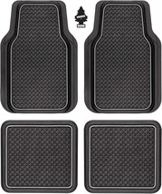 For FORD Heavy Duty Car Truck Floor Mats 4PC Rubber Semi Custom Black - £27.94 GBP